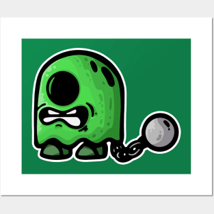 green ghost prisoner Posters and Art